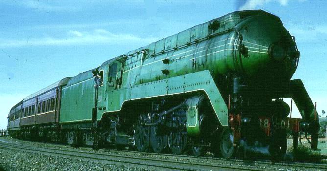 NSW Railway's 3801 on a
 special train on the southern line